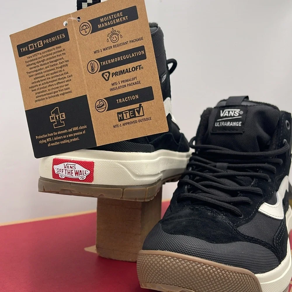 Vans Men’s Ultrarange Exo Black/Marshmallow VN0A5KS5BPO Boots MTE Cold Weather